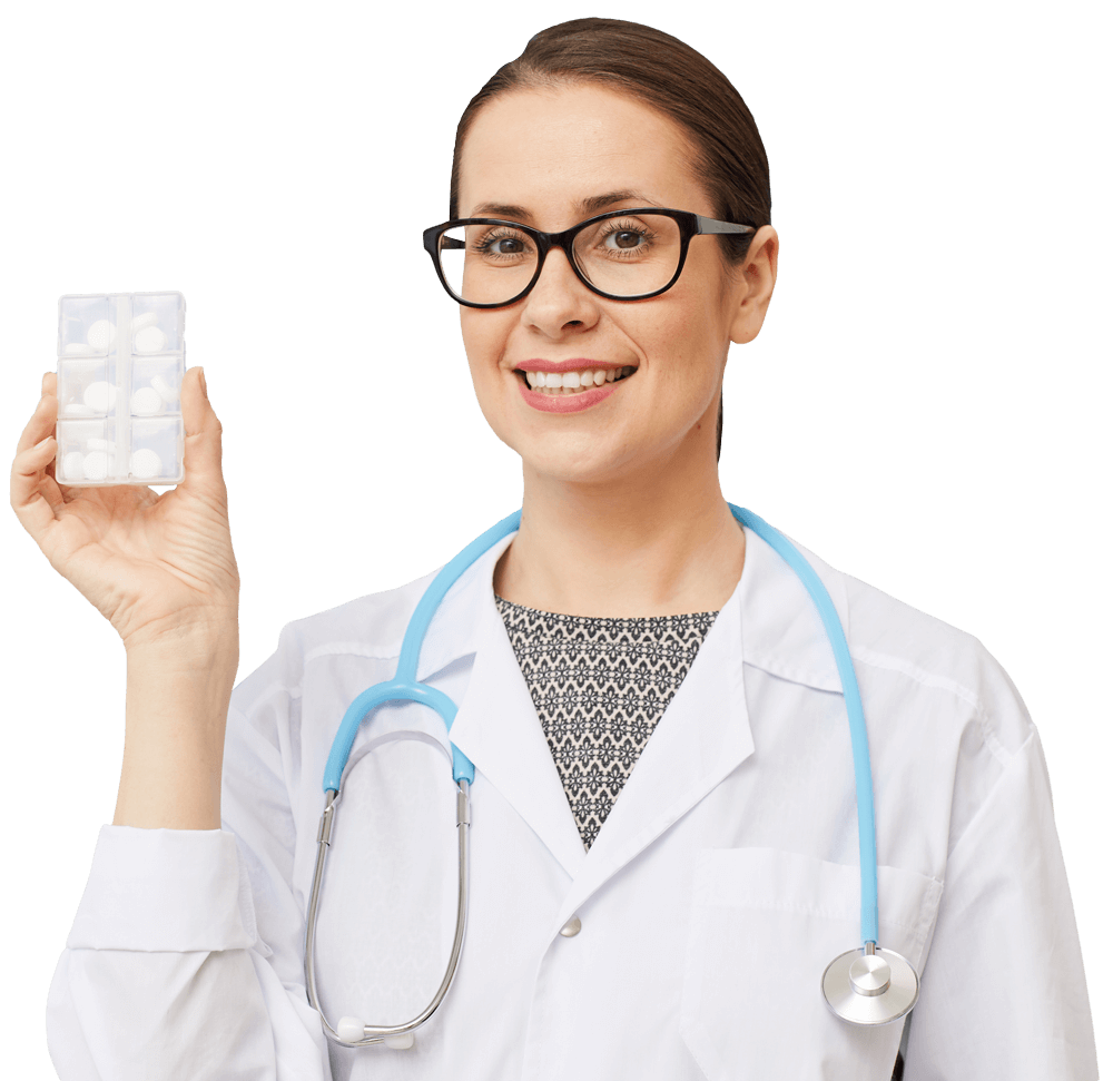 doctor with pills 2WVYUPD Home