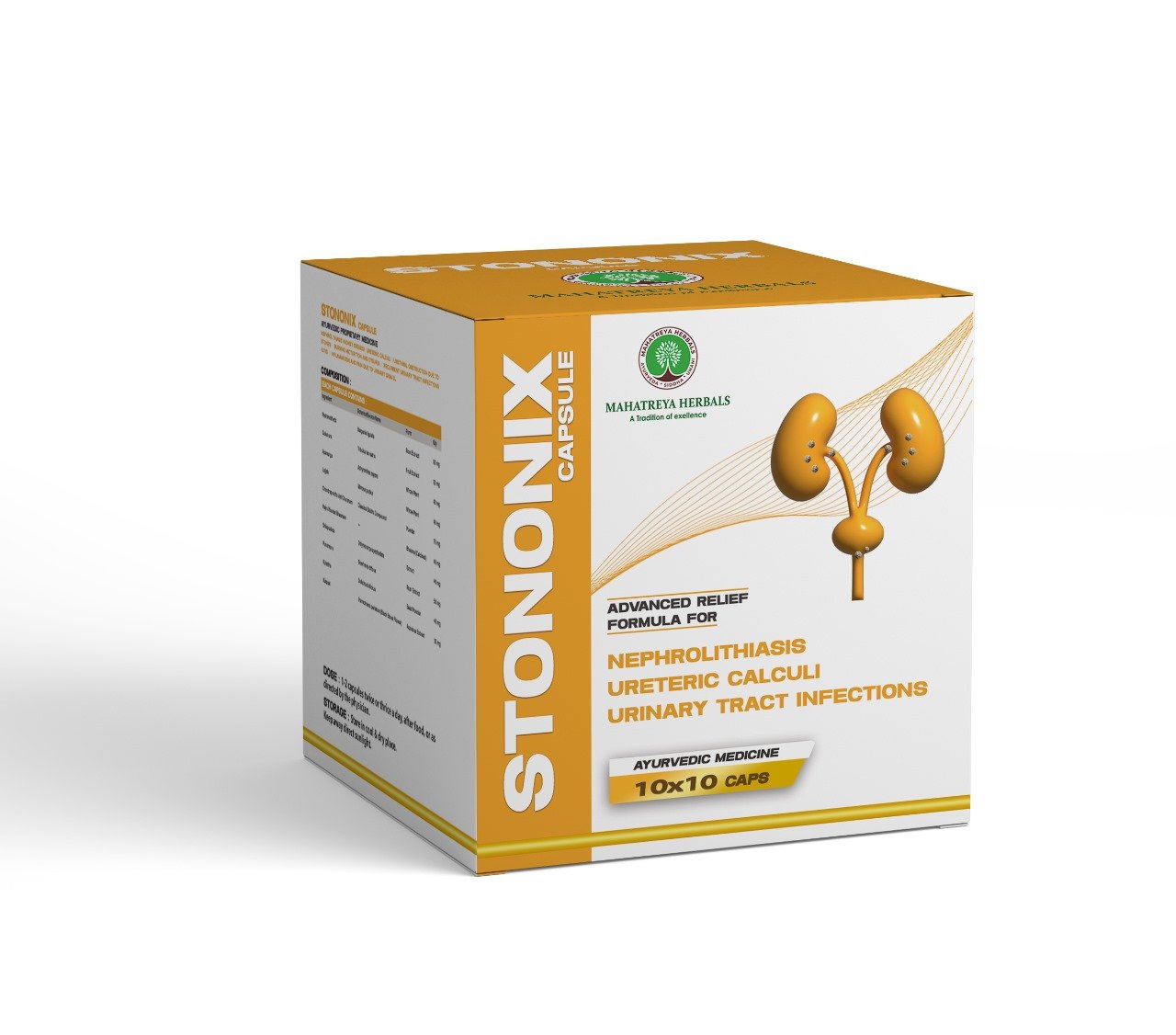 Home 25 STONONIX 10x1x10 STRIP BOX